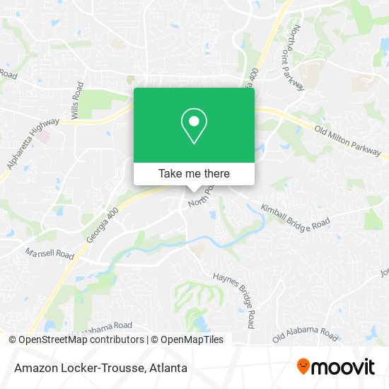 Mapa de Amazon Locker-Trousse