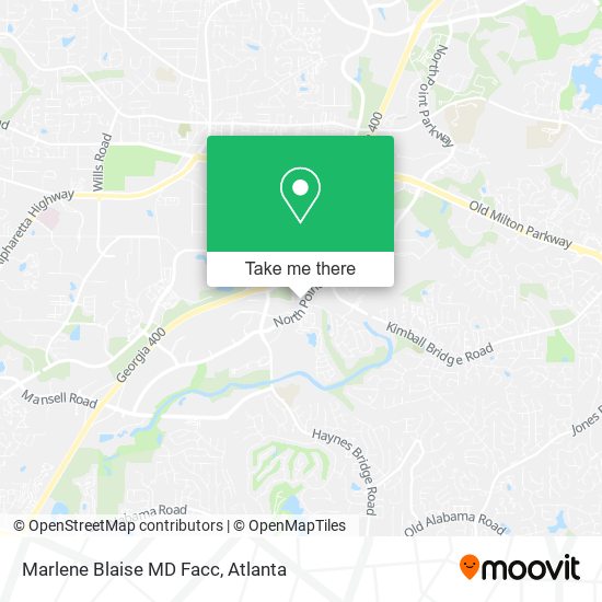 Mapa de Marlene Blaise MD Facc