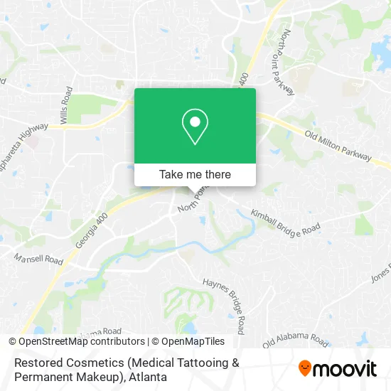 Restored Cosmetics (Medical Tattooing & Permanent Makeup) map