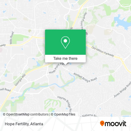 Mapa de Hope Fertility