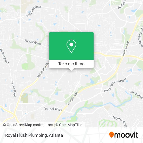 Royal Flush Plumbing map