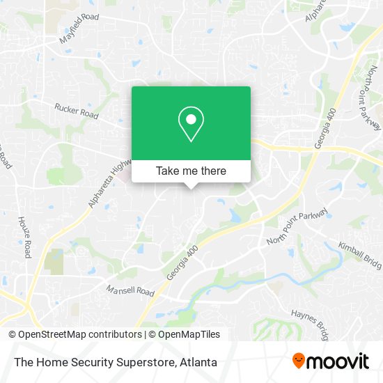 The Home Security Superstore map