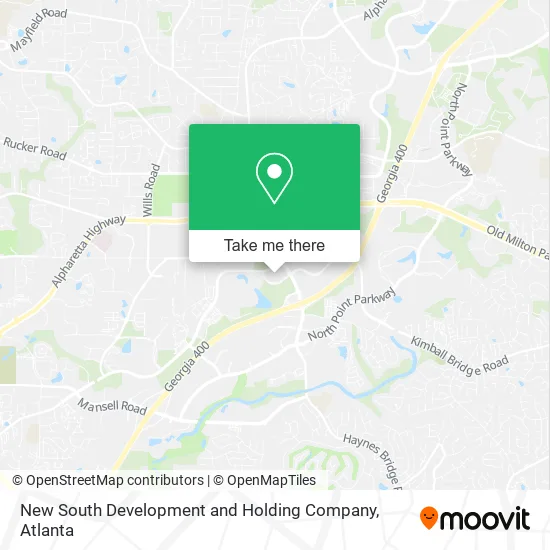 New South Development and Holding Company map