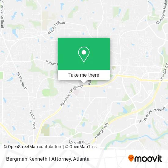 Bergman Kenneth I Attorney map