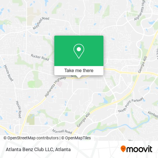 Atlanta Benz Club LLC map