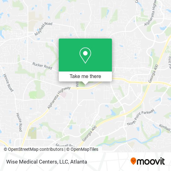 Mapa de Wise Medical Centers, LLC