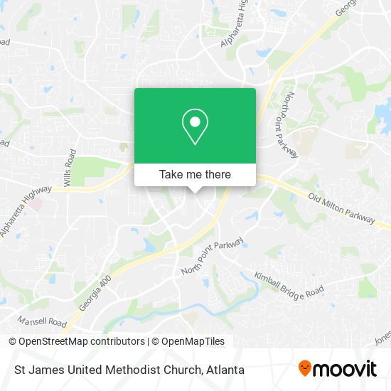 St James United Methodist Church map
