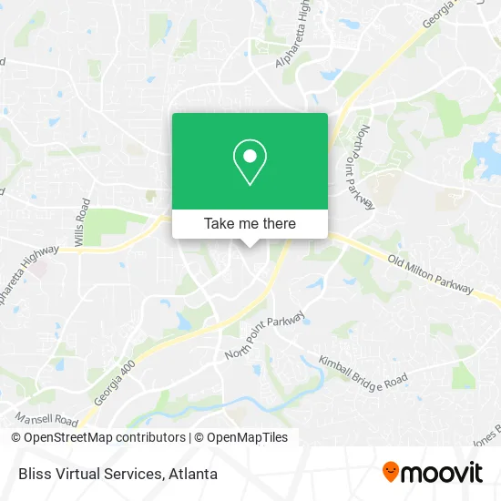 Bliss Virtual Services map