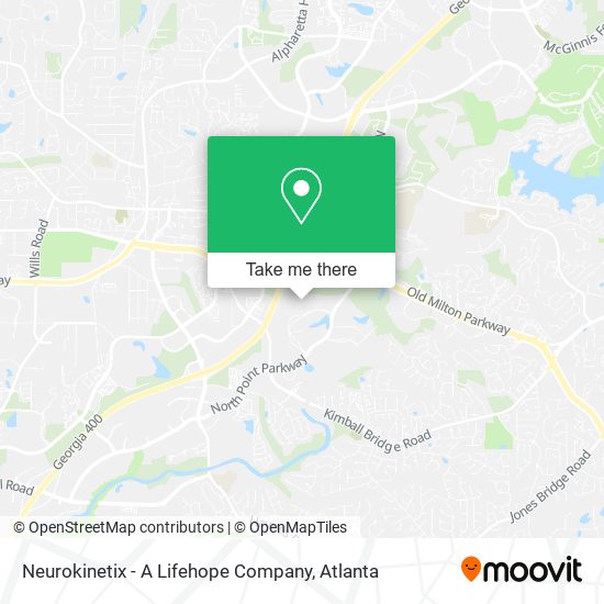Neurokinetix - A Lifehope Company map