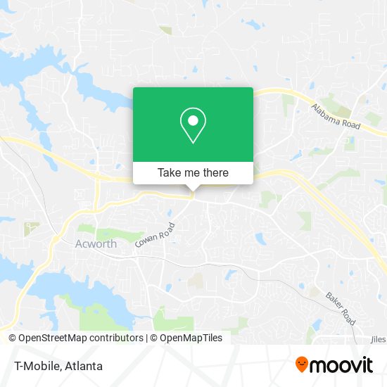 T-Mobile map