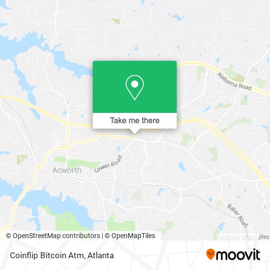 Mapa de Coinflip Bitcoin Atm