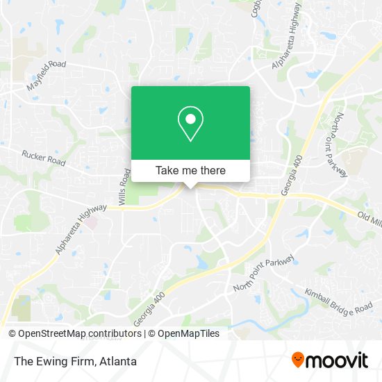 The Ewing Firm map