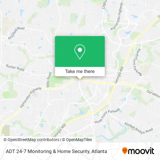 Mapa de ADT 24-7 Monitoring & Home Security