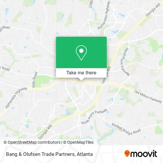 Mapa de Bang & Olufsen Trade Partners