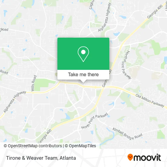 Mapa de Tirone & Weaver Team