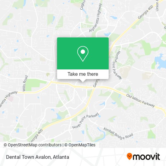 Mapa de Dental Town Avalon