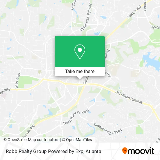 Mapa de Robb Realty Group Powered by Exp