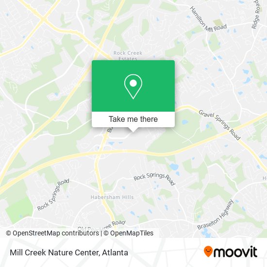 Mapa de Mill Creek Nature Center