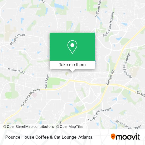 Pounce House Coffee & Cat Lounge map