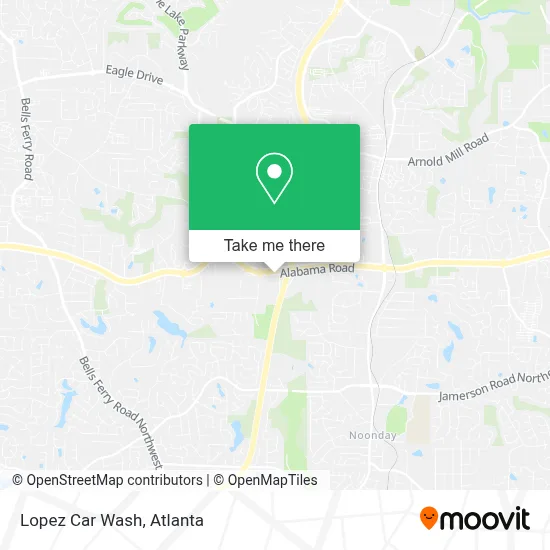 Lopez Car Wash map