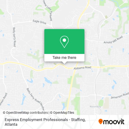 Express Employment Professionals - Staffing map