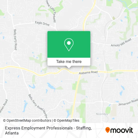 Express Employment Professionals - Staffing map