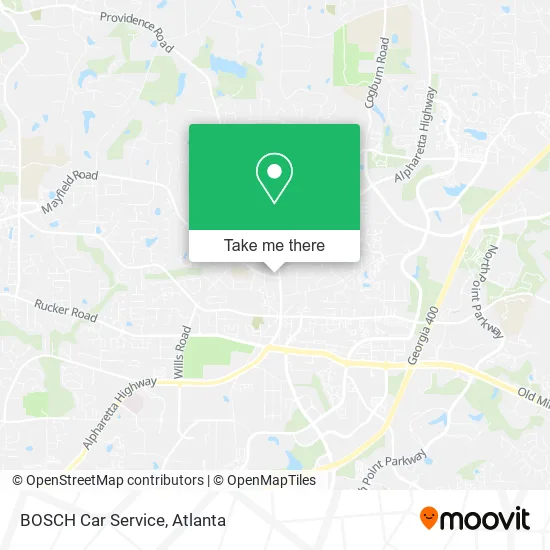 BOSCH Car Service map