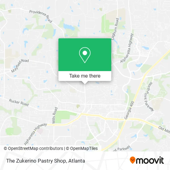 The Zukerino Pastry Shop map