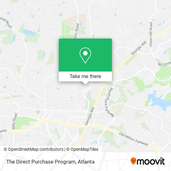 Mapa de The Direct Purchase Program