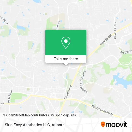 Mapa de Skin Envy Aesthetics LLC