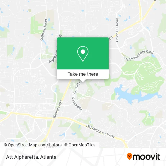 Att Alpharetta map