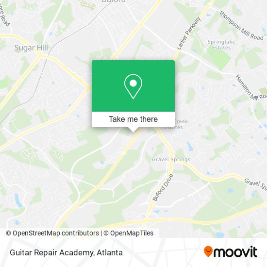 Mapa de Guitar Repair Academy