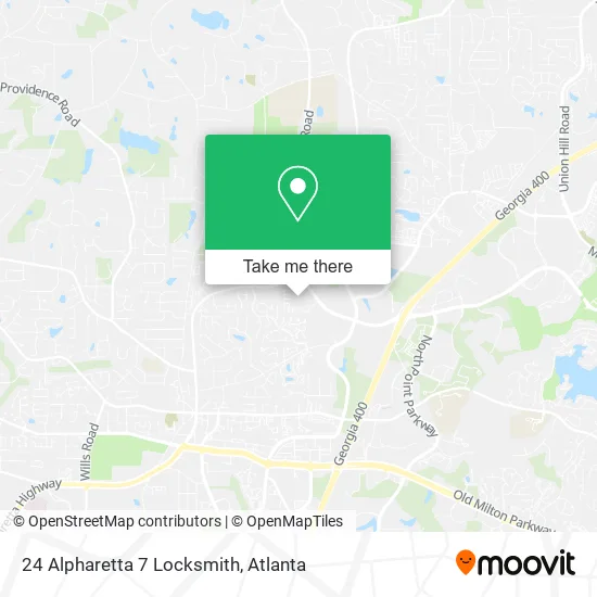 24 Alpharetta 7 Locksmith map
