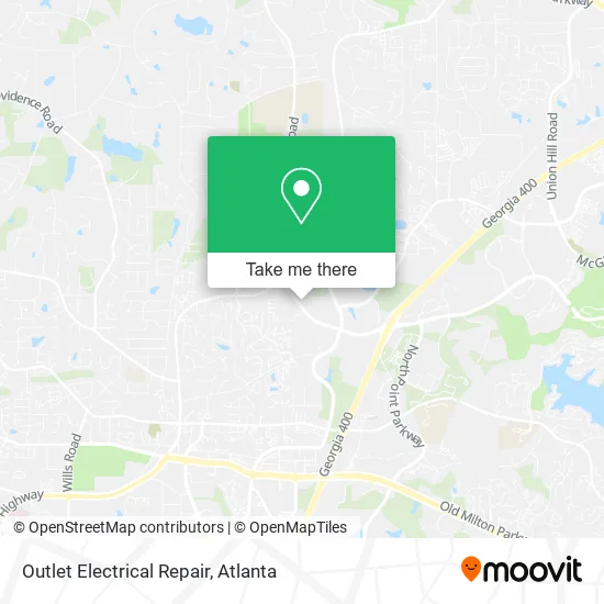 Outlet Electrical Repair map