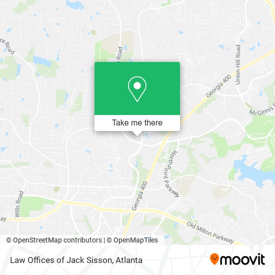 Law Offices of Jack Sisson map