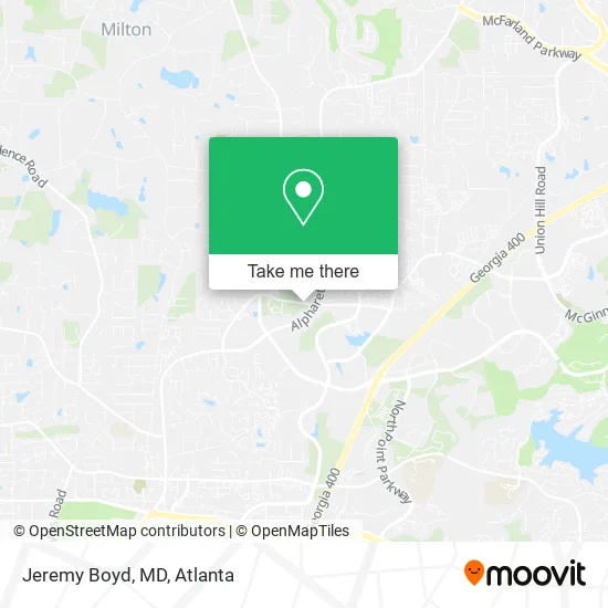 Mapa de Jeremy Boyd, MD