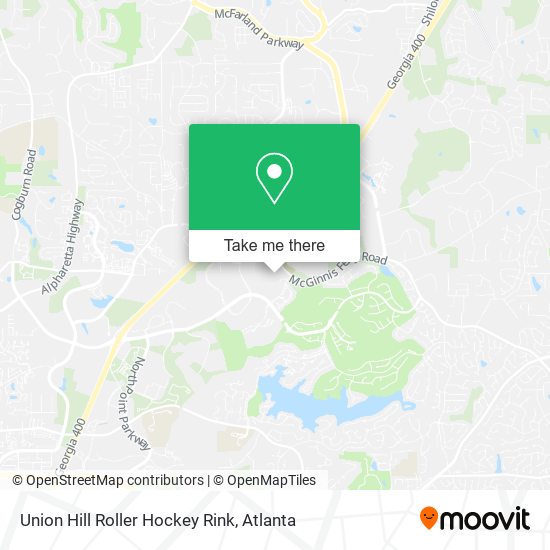 Union Hill Roller Hockey Rink map