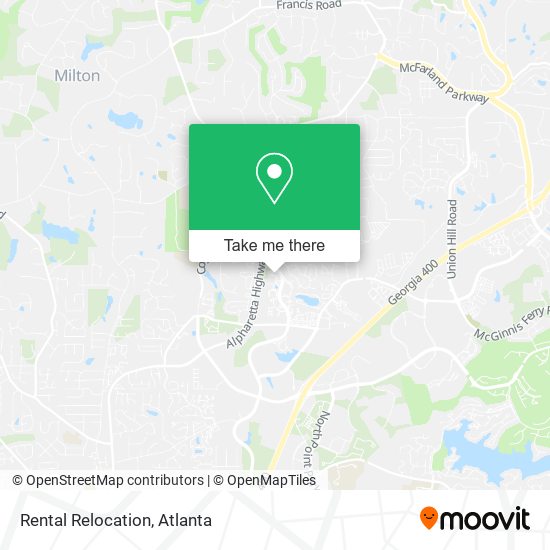 Rental Relocation map