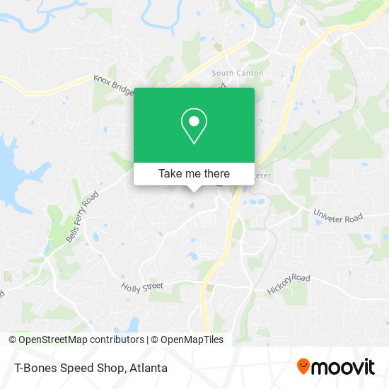 T-Bones Speed Shop map