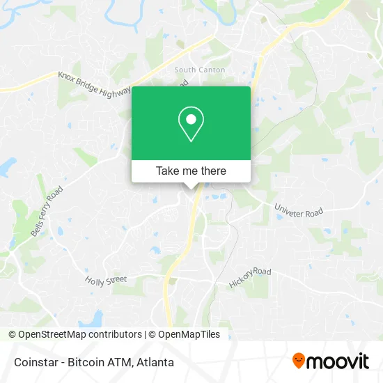 Coinstar - Bitcoin ATM map