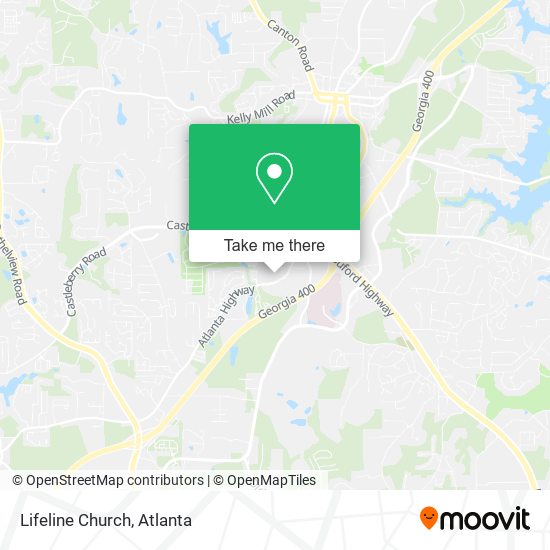 Lifeline Church map