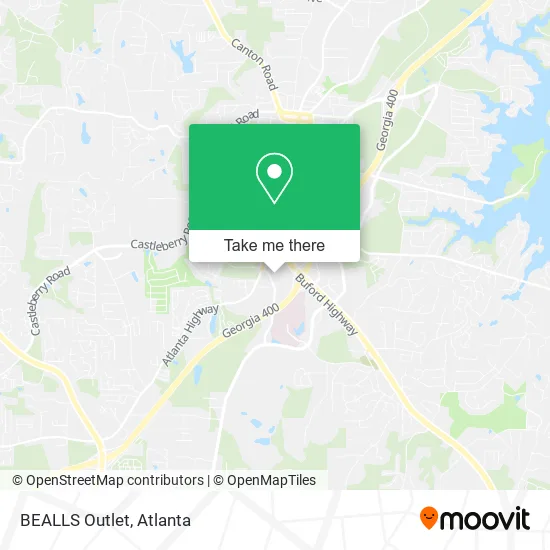 BEALLS Outlet map