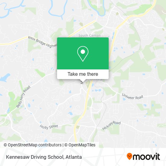 Kennesaw Driving School map