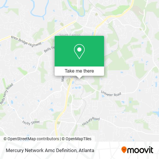 Mapa de Mercury Network Amc Definition