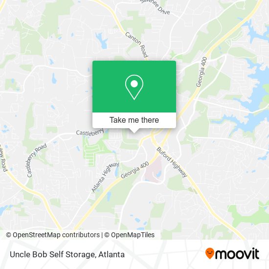 Mapa de Uncle Bob Self Storage