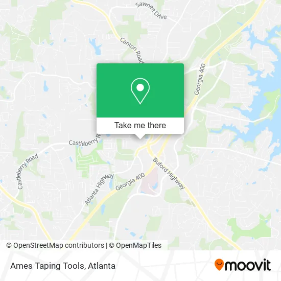 Ames Taping Tools map