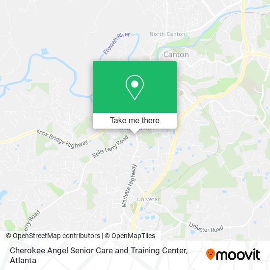 Mapa de Cherokee Angel Senior Care and Training Center