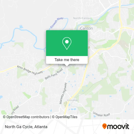 North Ga Cycle map