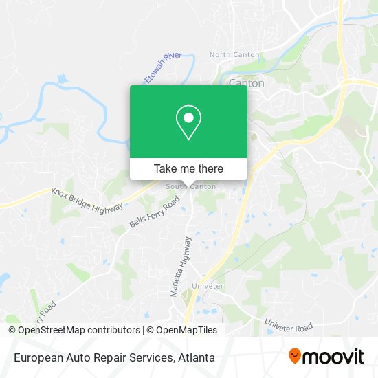 Mapa de European Auto Repair Services