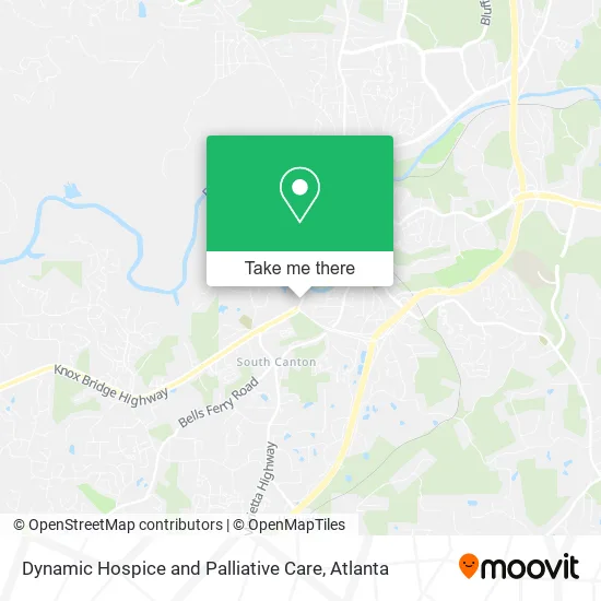 Dynamic Hospice and Palliative Care map